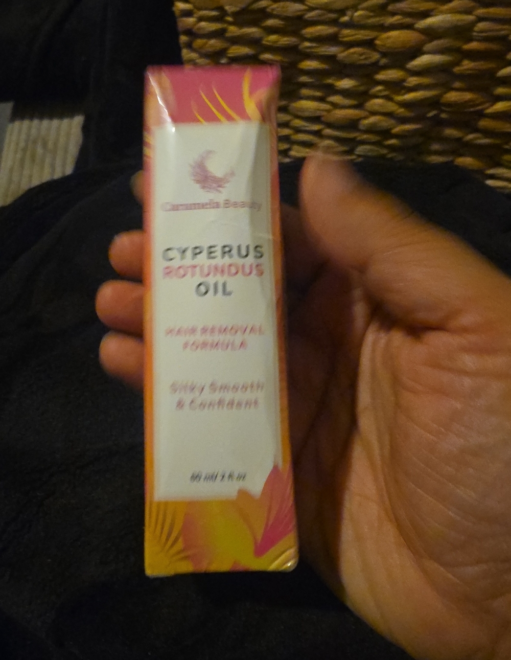 Cyperus Rotundus Oil Hair Removal Formula — Pink & Yellow